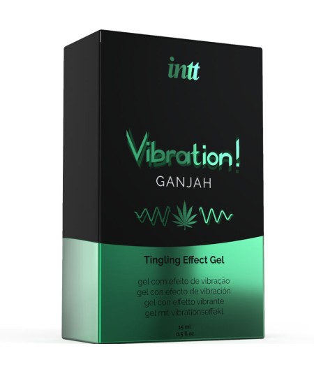 INTT - POTENTE ESTIMULANTE  ÍNTIMO GEL VIBRADOR LIQUIDO CANNABIS 15ML