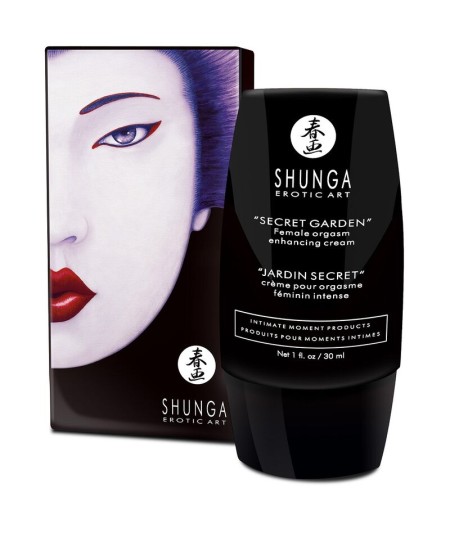 SHUNGA CREMA ORGASMO FEMENINO INTENSO JARDIN SECRETO.