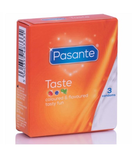 PASANTE PRESERVATIVOS SABORES 3 UNIDADES