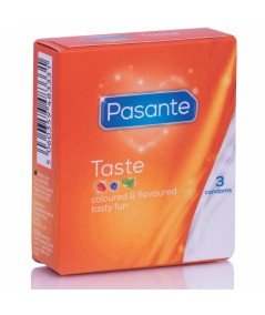 PASANTE PRESERVATIVOS SABORES 3 UNIDADES