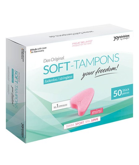 SOFT-TAMPONS TAMPONES ORIGINALES MINI LOVE / 50UDS