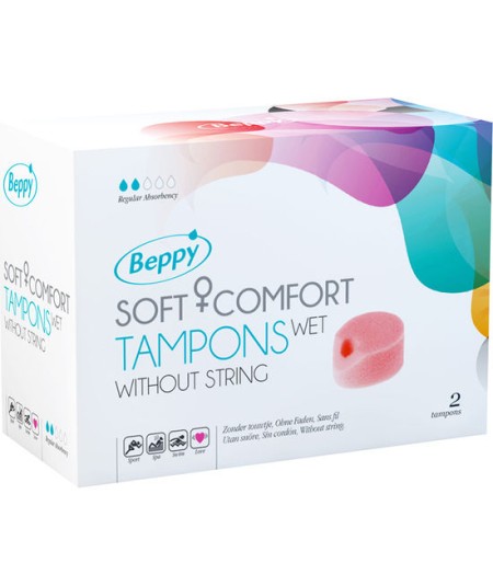 BEPPY - TAMPONES LUBRICADOS 2 UDS