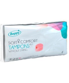 BEPPY - TAMPONES LUBRICADOS 4 UDS