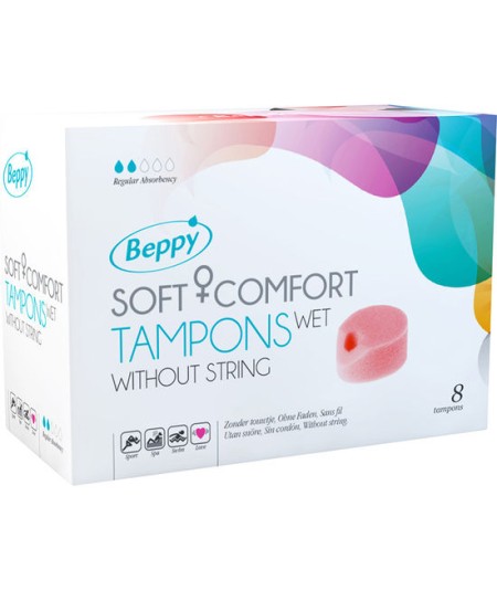 BEPPY - TAMPONES LUBRICADOS 8 UDS