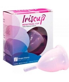 IRISCUP - COPA MESTRUAL ROSA PEQUEÑA + BOLSA ESTERILIZADORA GRATIS