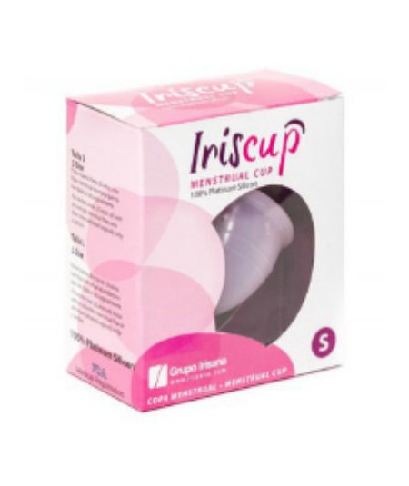 IRISCUP - COPA MESTRUAL ROSA PEQUEÑA + BOLSA ESTERILIZADORA GRATIS