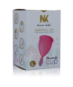 NINA CUP COPA MENSTRUAL TALLA L ROSA