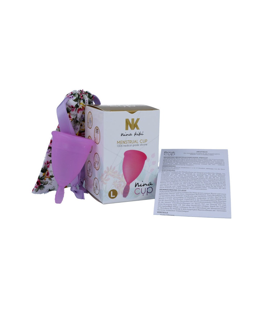 NINA CUP COPA MENSTRUAL TALLA L LILA