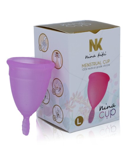 NINA CUP COPA MENSTRUAL TALLA L LILA