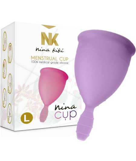 NINA CUP COPA MENSTRUAL TALLA L LILA