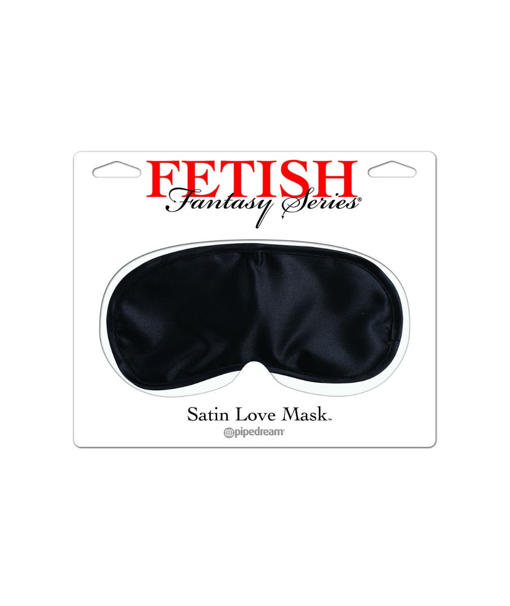 FETISH FANTASY MASCARA SATINADA NEGRA