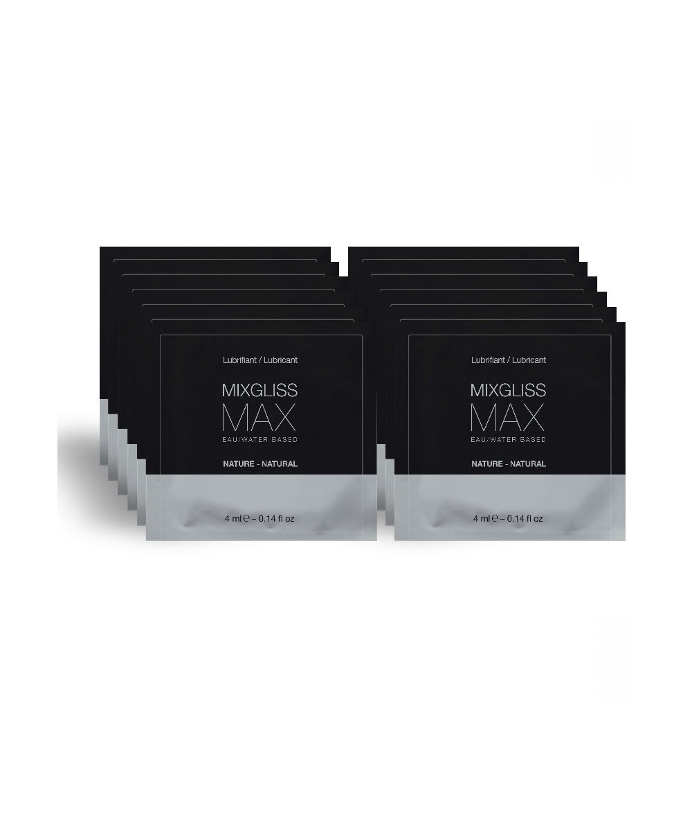 MIXGLISS MAX LUBRICANTE DILATADOR ANAL PACK 12 MONODOSIS 4ML