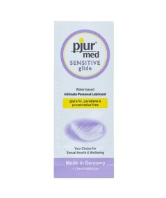 PJUR MED SENSITIVE GLIDE LUBRICANTE BASE AGUA 2 ML