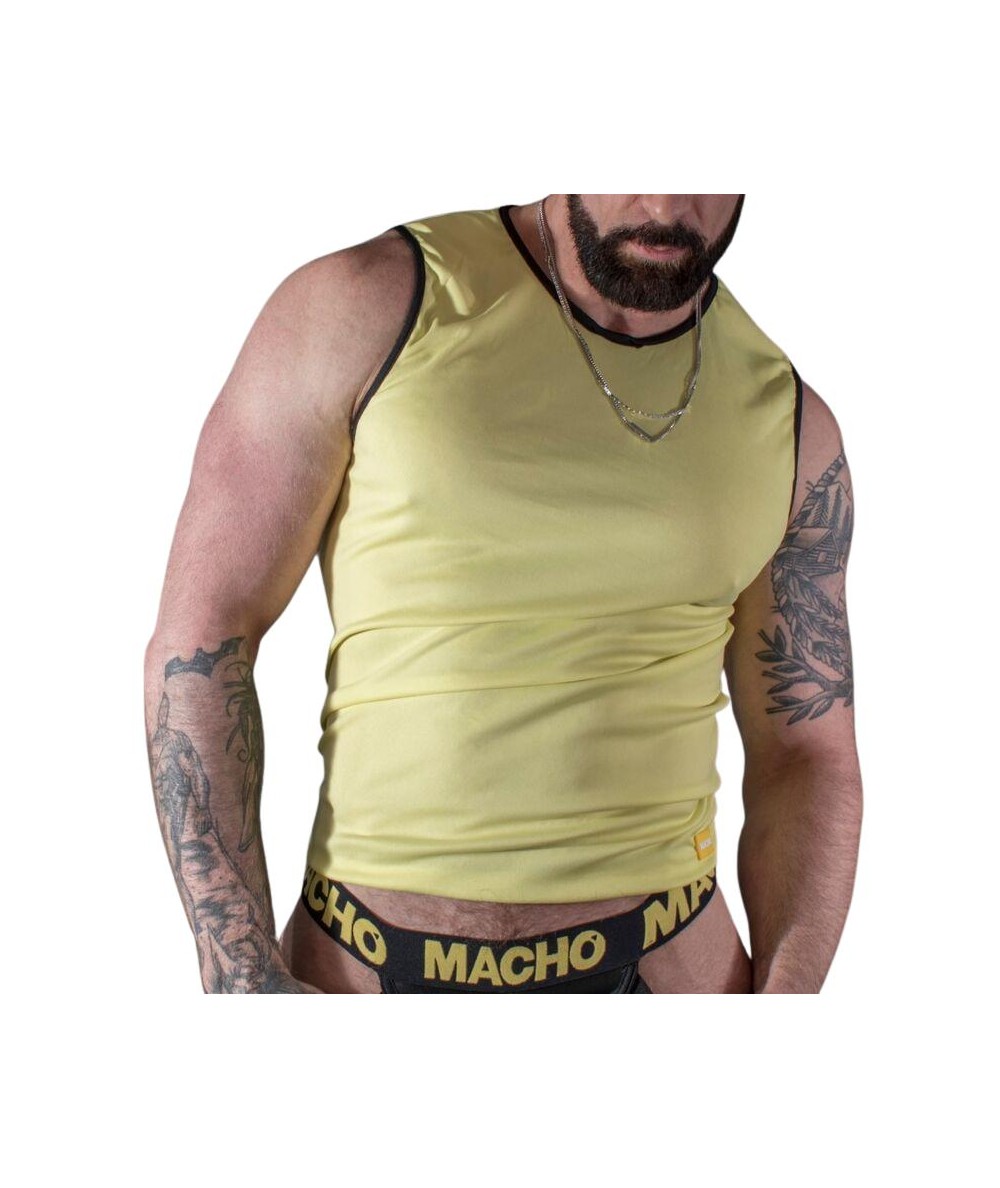 MACHO CAMISETA AMARILLO S/M