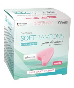 SOFT-TAMPONS TAMPONES ORIGINALES MINI LOVE / 3UDS