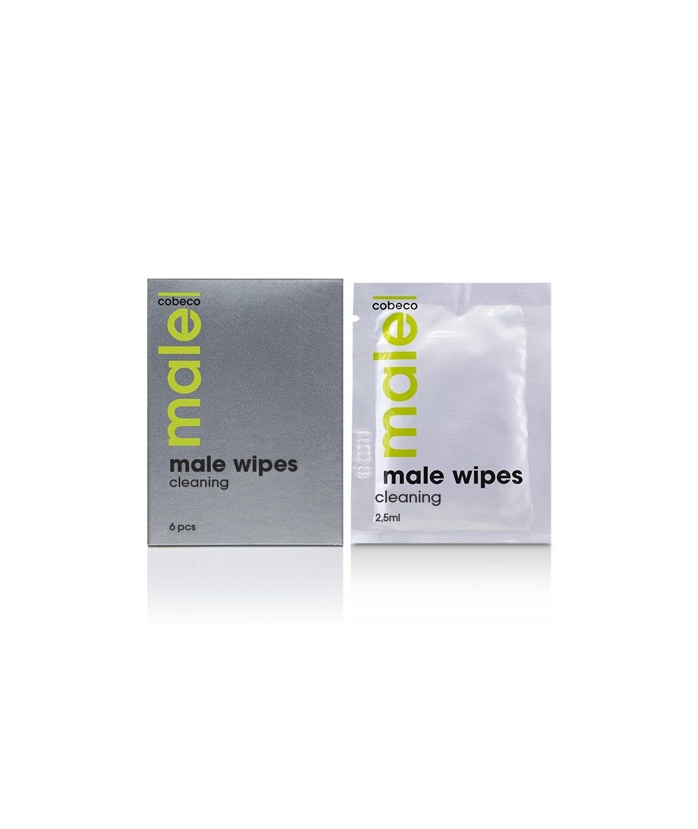 COBECO MALE WIPES TOALLITAS HIGIENICAS 6 X 2.5ML