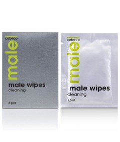 COBECO MALE WIPES TOALLITAS HIGIENICAS 6 X 2.5ML