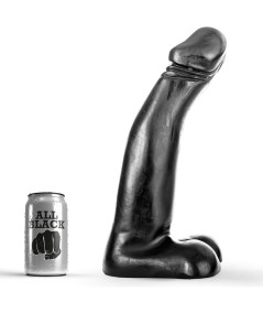 ALL BLACK - DILDO REALISTA NEGRO FISTING 29 CM