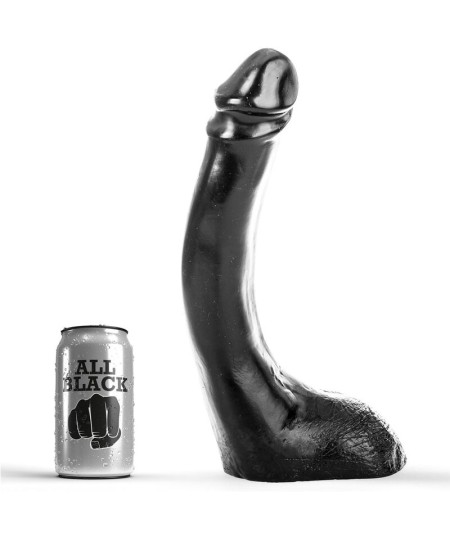 ALL BLACK - DILDO NEGRO 29 CM FISTING