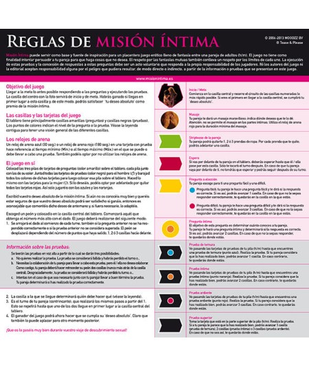 MISION INTIMA EDICION ORIGINAL (ES)