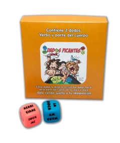 DIABLO PICANTE - JUEGO 2 DADOS ACCIÓN Y PARTE DEL CUERPO