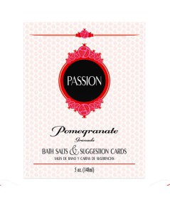 PASSION SALES DE BAÑO Y CARTAS DE SUGERENCIAS ES/EN