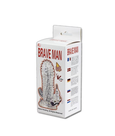 LY - BAILE BRAVE MAN EXTENSION PENE VIBRADOR RABBIT