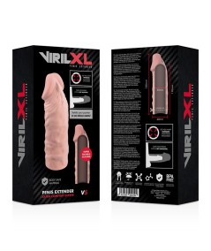 VIRILXL EXTENSION DE PENE LIQUID SILICONE V5 NATURAL