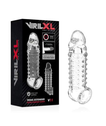 VIRILXL EXTENSION Y FUNDA  DE PENE  V11 TRANSPARENTE