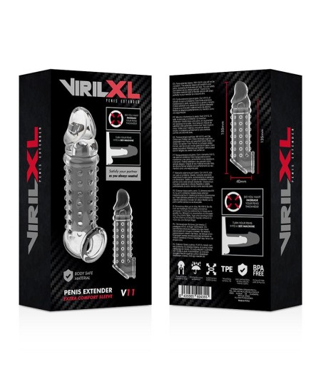 VIRILXL EXTENSION Y FUNDA  DE PENE  V11 TRANSPARENTE