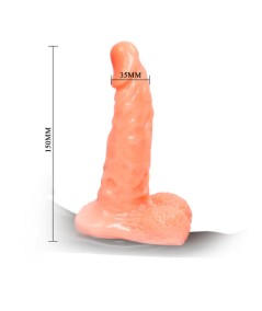 ARNES CON PENE REALISTICO Y BRAGUITA AJUSTABLE ULTRA PASSIONATE 15.5CM