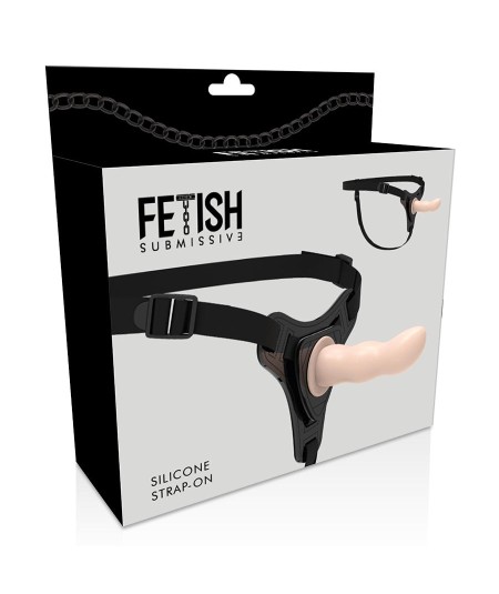 FETISH SUBMISSIVE ARNÉS SILICONA FLESH G-SPOT 12.5 CM