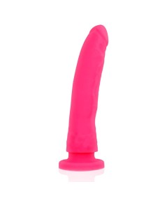 DELTA CLUB TOYS DILDO + ARNES ROSA SILICONA MEDICA 20 X 4 CM