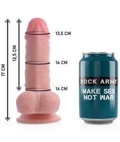 ROCKARMY - ARNES + DUAL DENSITY PANZER DILDO REALISTA 17CM