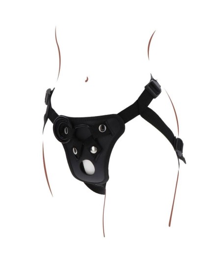 GET REAL - STRAP-ON PLEASURE HARNES NEGRO