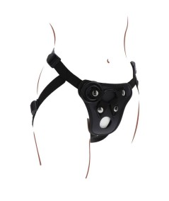 GET REAL - STRAP-ON PLEASURE HARNES NEGRO