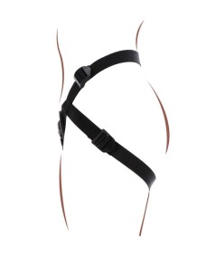 GET REAL - STRAP-ON PLEASURE HARNES NEGRO