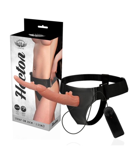 HARNESS ATTRACTION - ÁRNES VIBRADOR HECTOR  20 X 3.5CM