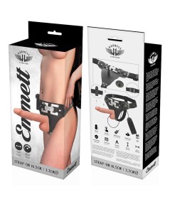 HARNESS ATTRACTION - ÁRNES EMMETT REALISTICO VIBRADOR 16.5  X 3.7CM