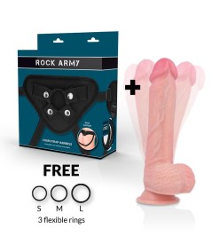 ROCKARMY - ARNES + HAWK ROTADOR Y VIBRADOR 22 CM