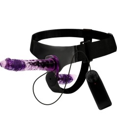 HARNESS ATTRACTION - RODNEY DOBLE PENETRACIÓN VIBRADOR 18  X 3.5CM