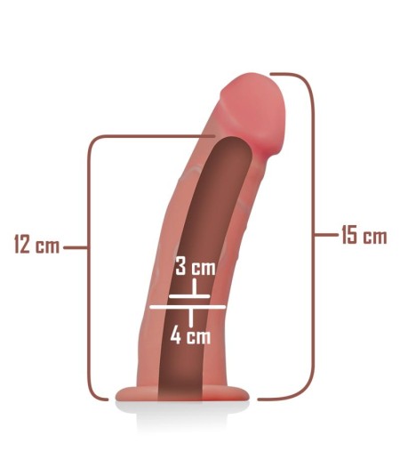 INTENSE - ARNÉS HUECO CON DILDO 16 X 3 CM