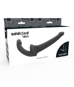 ADDICTED TOYS DILDO CON ARNÉS SIN SUJECCIÓN NEGRO