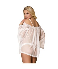 SUBBLIME BABYDOLL MANGA DE CAMPANA BLANCO S/M