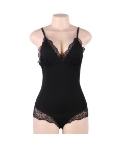 QUEEN LINGERIE TEDDY DE ENCAJES L/XL