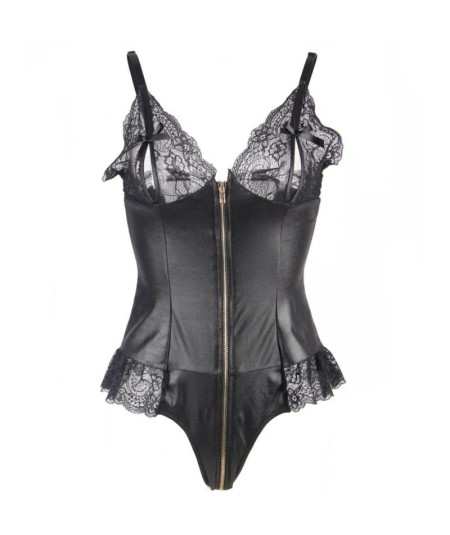 QUEEN LINGERIE TEDDY CON CREMALLERA S/M