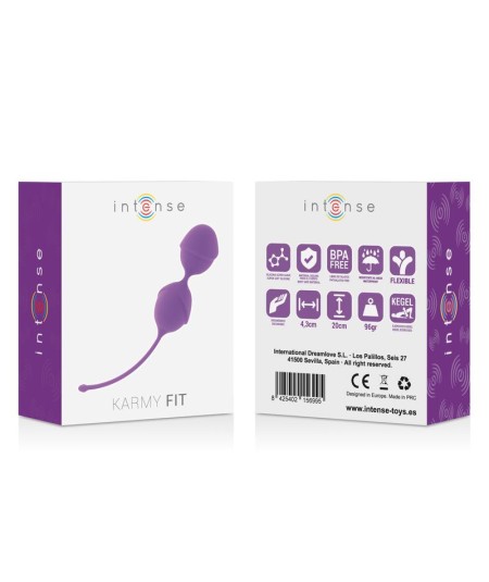 INTENSE  KARMY FIT KEGEL SILICONE LILA