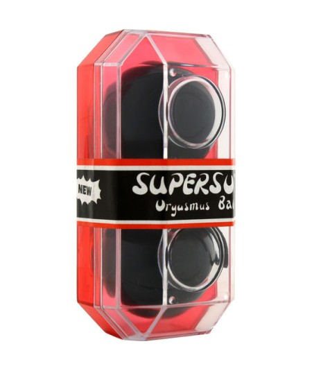 SEVENCREATIONS SUPERSOFT BOLAS ORGASMICAS NEGRO