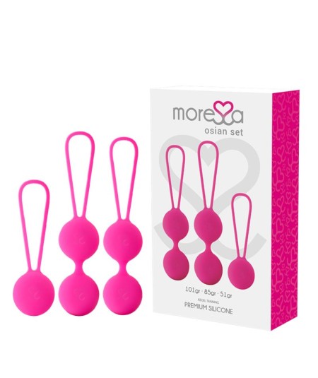 MORESSA OSIAN SET PREMIUM SILICONA ROSA