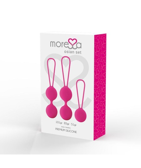 MORESSA OSIAN SET PREMIUM SILICONA ROSA